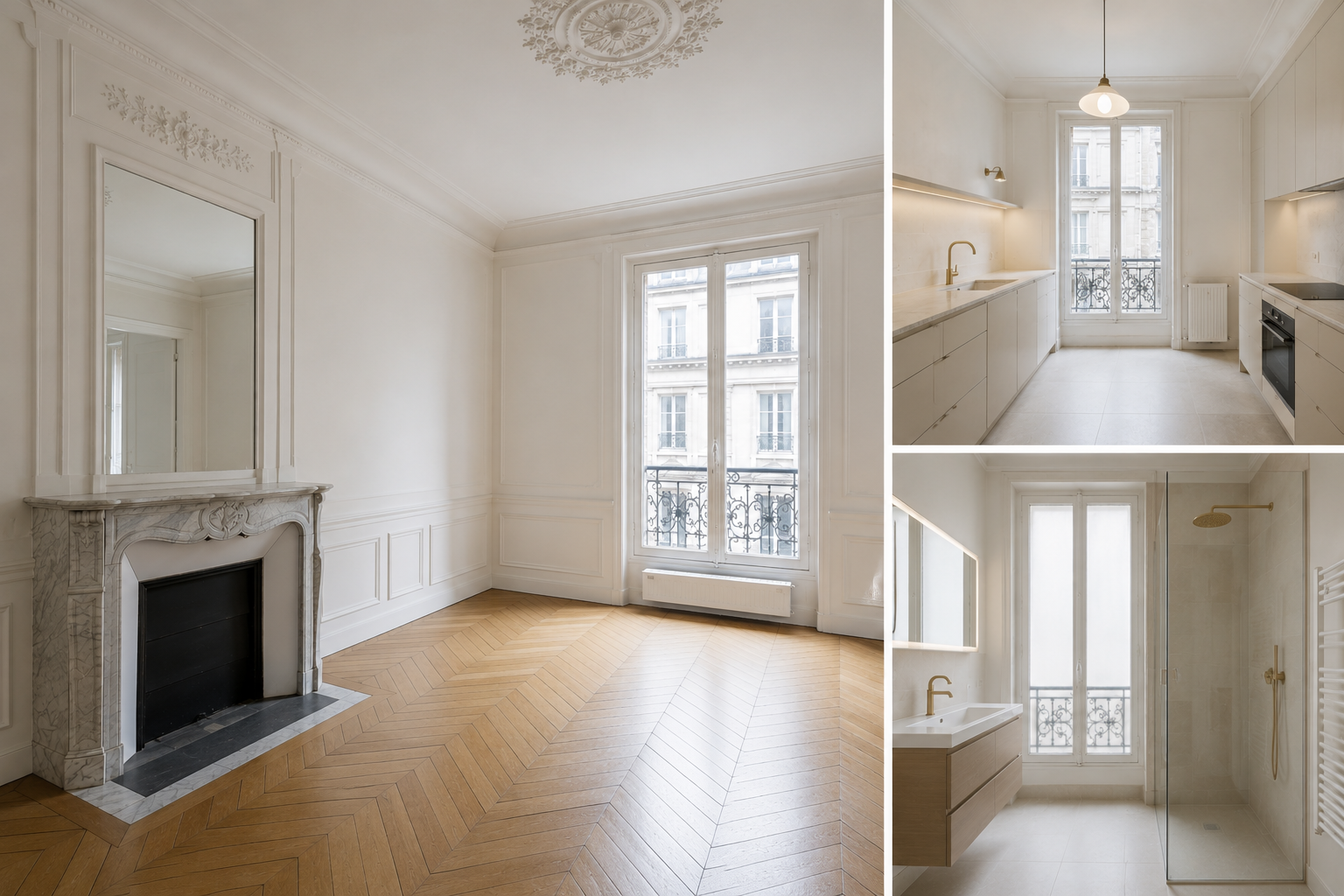 Rénovation Studio : salle d'eau